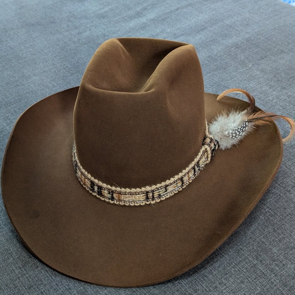 Resistol S237 Timber Creek Self Conforming Chestnut Cowboy Hat Size 7 with Box